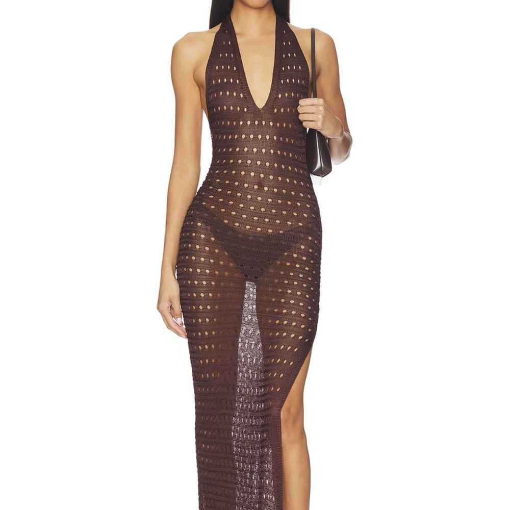 Revolve superdown Antonella Maxi Dress in Brown